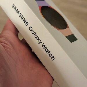 Samsung Galaxy Watch with  Green Mint Accent Band NEVER USED